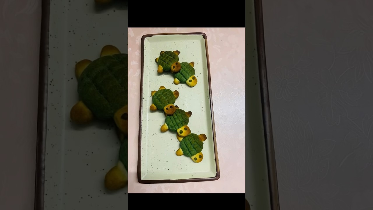 Turtle cookies for kids 