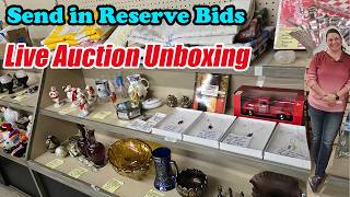 ⭐ LIVE Auction Reveal! Vintage Treasures, Quilts, Glassware, Jewelry & More!