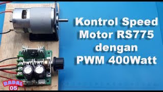 Kontrol kecepatan motor DC 400 Watt - Skematik PWM 12-28V 10A 400W