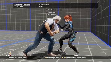 Dead or alive 6 - Brad Wong Command Training Part 2