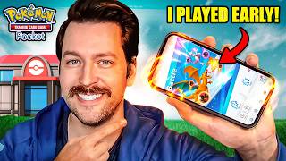 I Played Pokemon TCG Pocket EARLY! Battles, Trading, Wonderpicks & More!