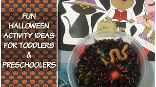 Cute and Fun Halloween activity ideas for children! (with FREE Resource list)!
