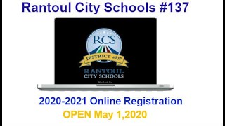 Rantoul City Schools New Student Registration  Tutorial