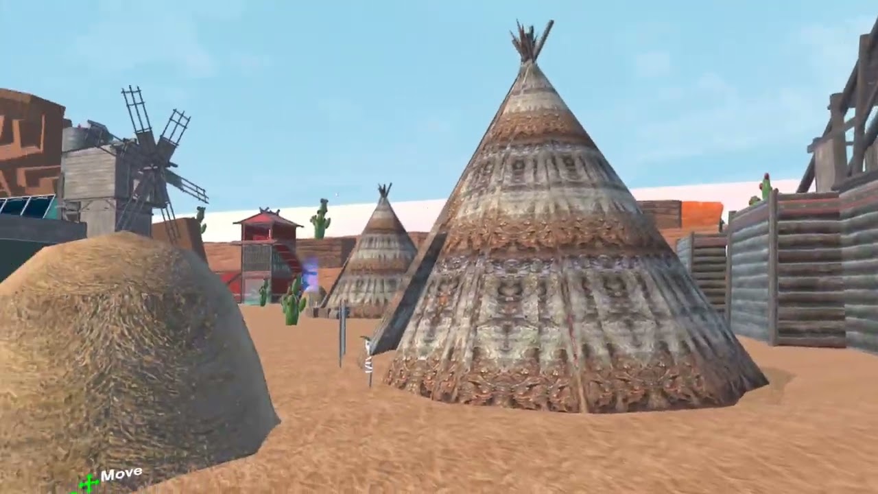 POPULATION ONE: Wild West Cowboys and Indians map