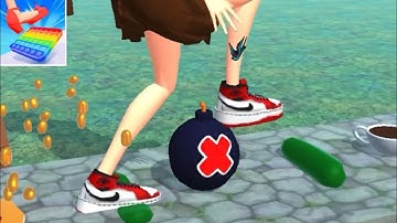 Tippy Toe!! Very satisfying and relaxing ASMR step on game | Gameplay