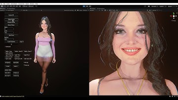 3d Cyber Girl #unity #unity3d