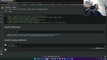 NumPy Dersi - Giriş