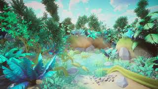 Tropical Beach Scene