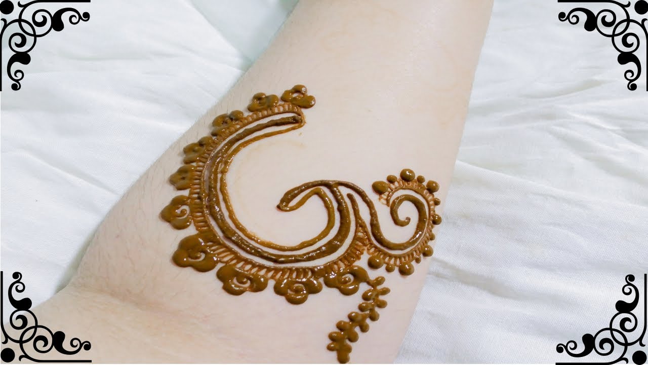 Beautiful Tattoo Mehndi Design Alphabet G Tattoo Mehndi Design Youtube