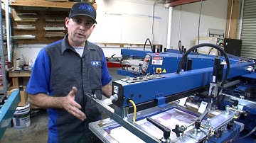 M&R Screen Printing Equipment—Using Manual Screen Clamps