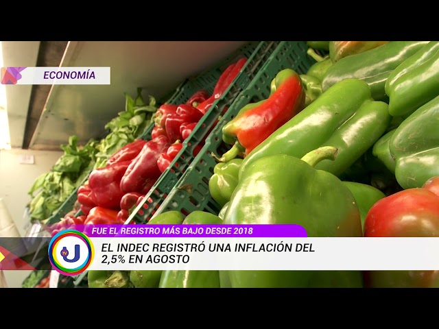 #TVUNoticias - El INDEC registró una inflación del 2,5% en agosto