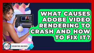 What Causes Adobe Video Rendering To Crash And How To Fix It? - Design Tool Unlocked