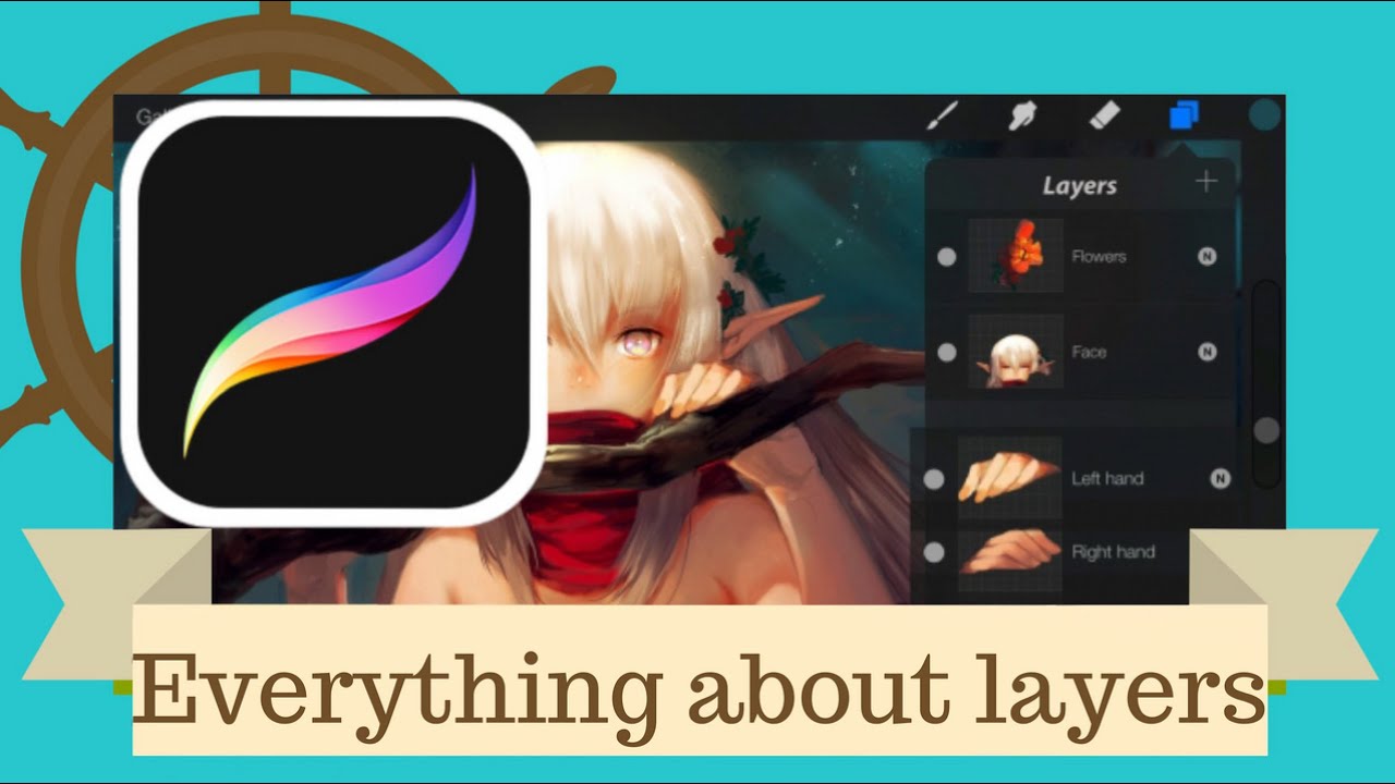 How to use Procreate ep4 How to use and edit layers YouTube