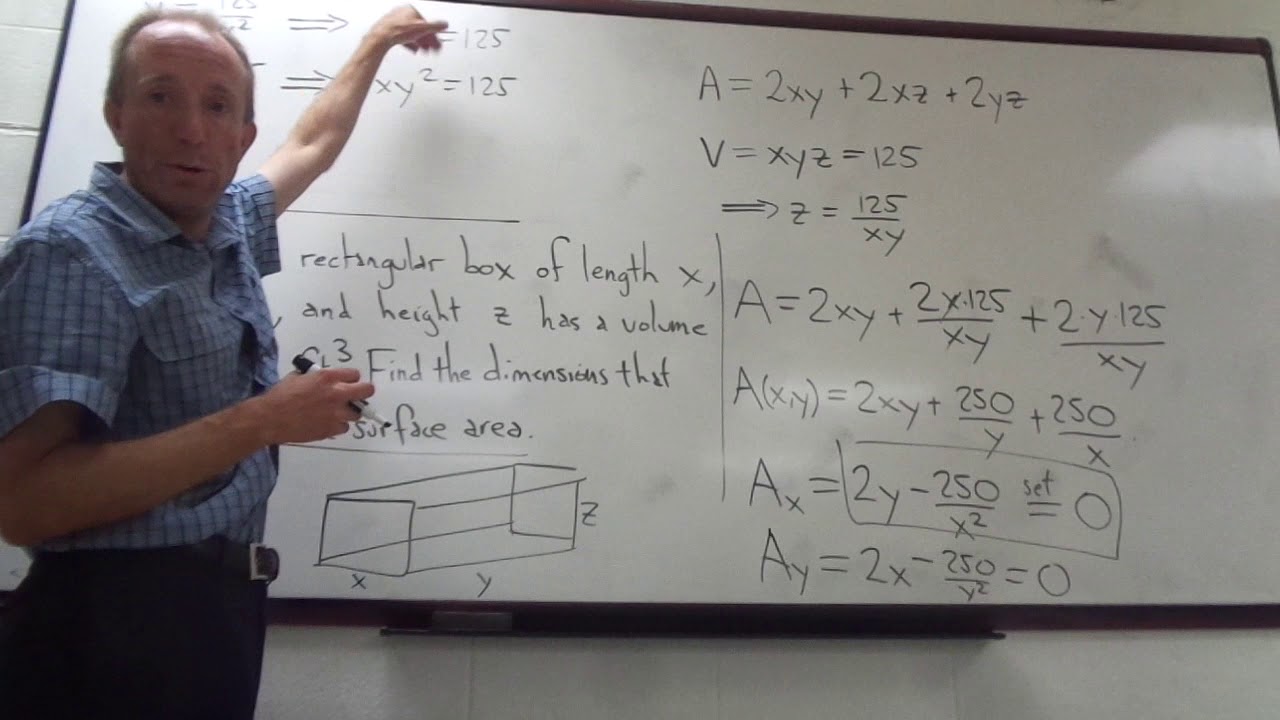 Video on Applied Optimization (Section 13.9) - YouTube