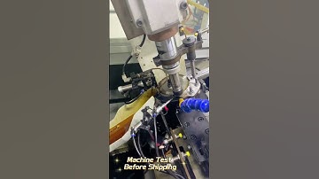 Rainbow nut tapping machine, machine test for M2 nuts