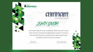 Information Top Graphic Designer Reveals EASY Techniques for Creating Professional Certificates in Illustrator Update