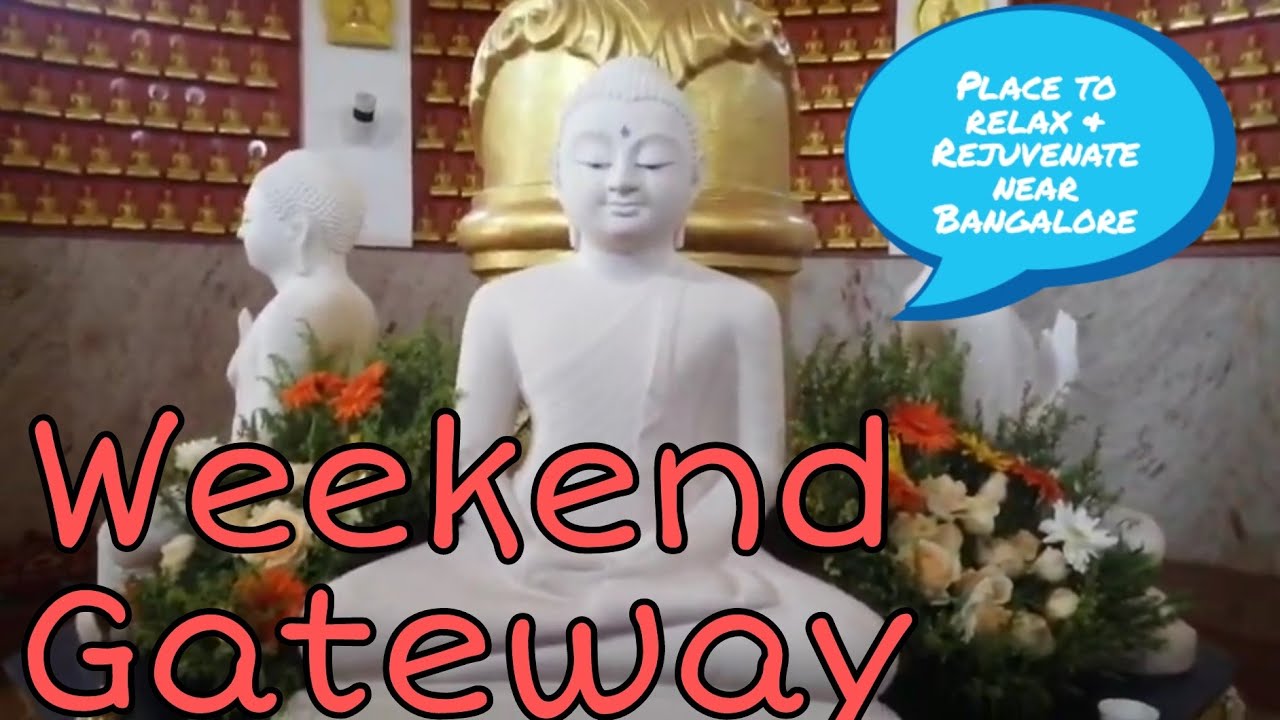 Beautiful Buddha Statues at the Mahabodhi Meditation Center Bangalore