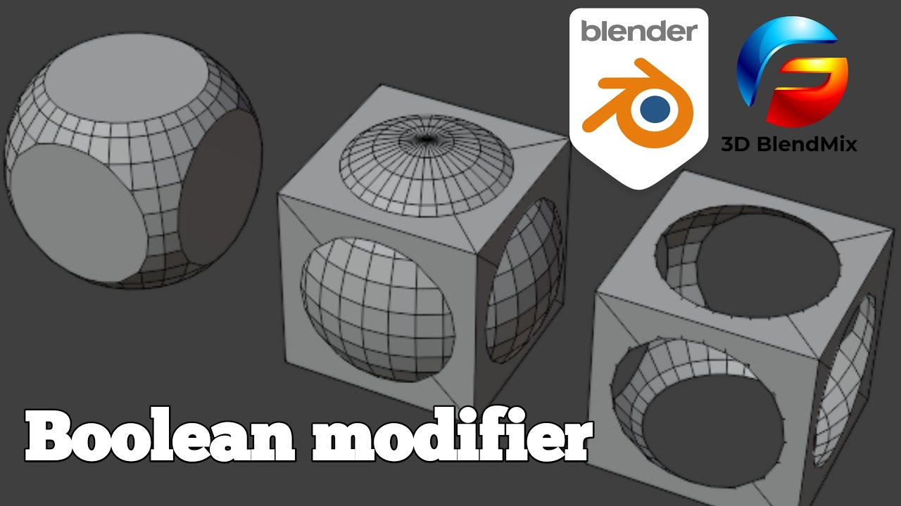 Create Complex 3D Models with the Boolean Modifier in Blender