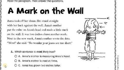 GRADE 2 READING COMPREHENSION PART 1