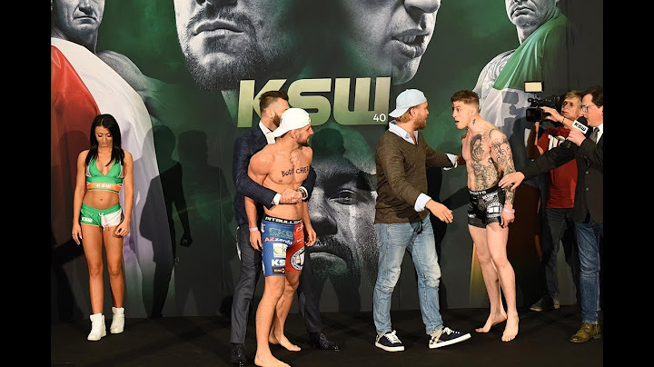 GAMROT I PARKE SKOCZYLI SOBIE DO GARDEŁ! OSTRO NA WAŻENIU PRZED KSW 40!