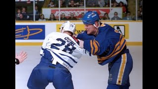 Famous Tie Domi vs Rob Ray fight once, get out of the penalty box, and fight round 2! Wealth