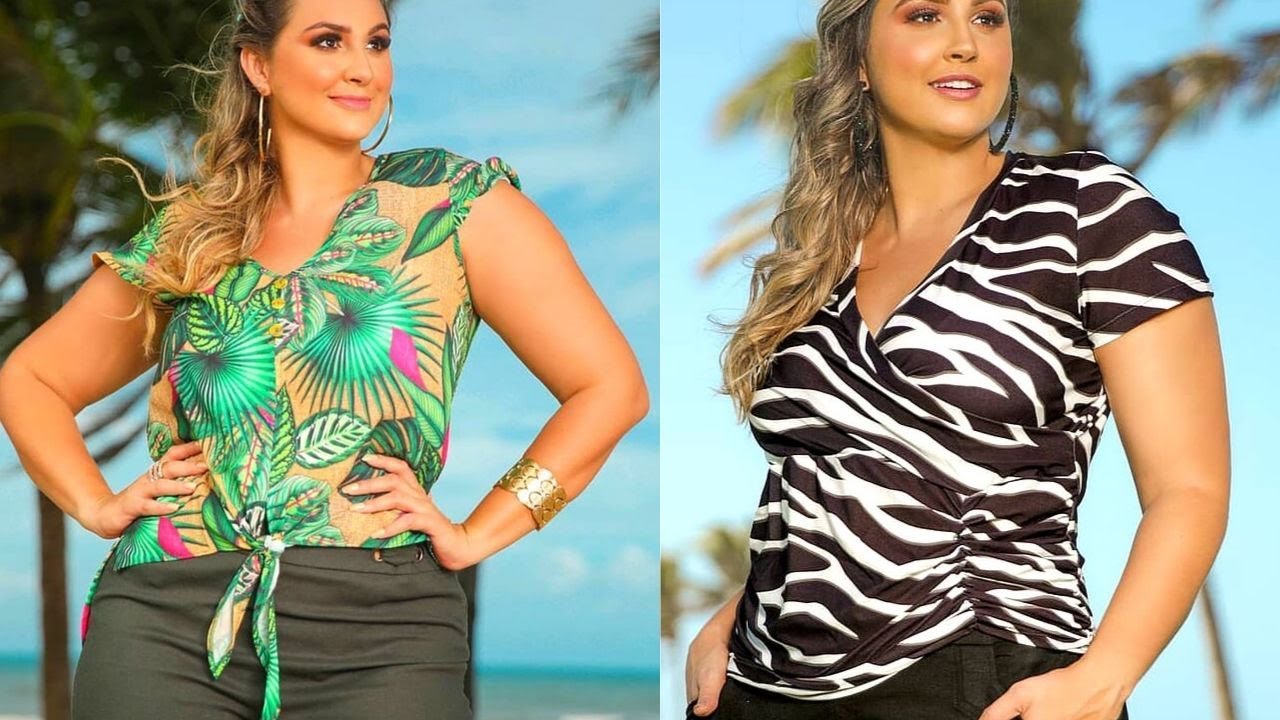 BLUSAS MODA PARA GORDITAS LINDAS FASHIONISTAS - YouTube