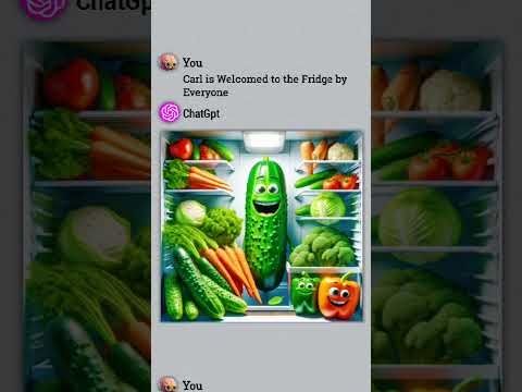The Tale of Carl The Cucumber 🥒 #ai #aiart #chatgpt #shorts
