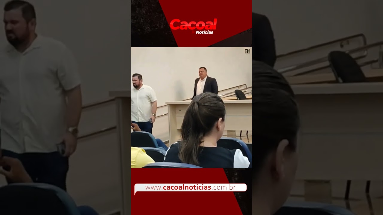 POLÊMICA: Confusão em  Sessão Extraordinária em Cacoal
