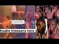 Asake in tr0uble as his Trousers tore at London show   Lady cr!es coz’ of Burna Boy Last last