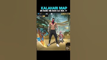 Why ? Play Br Rank Again But Not Coming For Kalahari Map 🤔 | Sharp Gamer