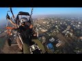 flying to Jaisinghpur Ganesh ganpati bappa Mandir on paramotor flyproducts with Dr. Sir and kuldeep