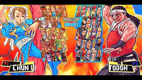 CHUN LI vs TODOH 【Capcom VS SNK 2 HD Mugen】