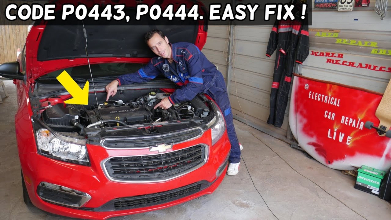 Fix Code P0443 P0444 Purge Control Valve Chevy Chevrolet Buick Gmc Cadillac Youtube