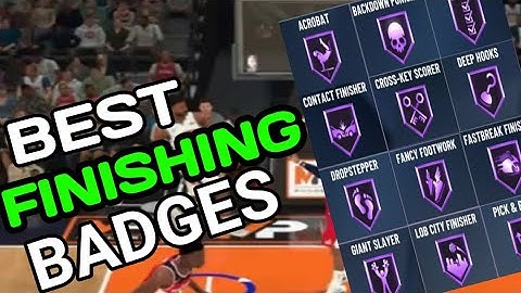 *Update* Best finishing badges in nba 2k20