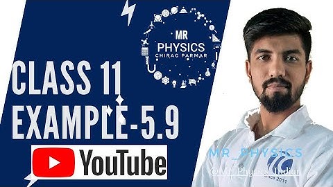 CLASS 11 (CHAPTER 5 )(EXAMPLE 5.9)