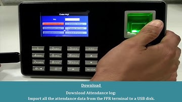eSSL LX16 How to download att record