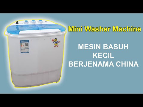 Video: Mesin Basuh Automatik Kecil: Mesin Basuh Mini Terbaik. Dimensi Model Bersaiz Kecil. Memilih Mesin Ringkas Dengan Putaran