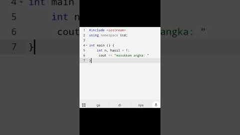 menghitung faktorial menggunakan codingan