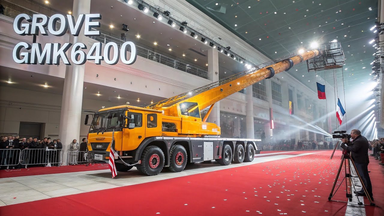 RUSSIA SHOCKED! GROVE GMK6400 — 400 ТОНН МОБИЛЬНЫЙ МОНСТР ПОКОРЯЕТ МИР