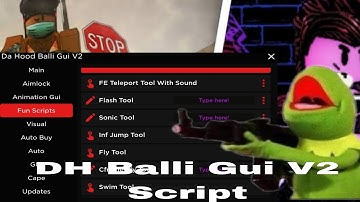 *Op* DH Balli Gui V2 Roblox Script Hack | Fluxus / Hydrogen / Delta / Arceus X Script