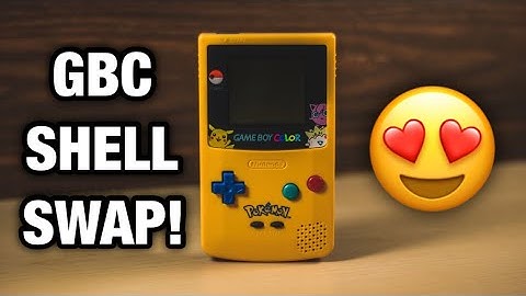 Game Boy Color Shell Swap! | Pokémon Special Edition GBC Restoration