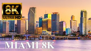 Miami, Florida, United States 8K Ultra HD Cinematic Drone Video