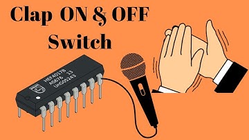 How to Make Sound Clap Switch lights on & off Control Light & Fan With Clap Using CD4017 ic