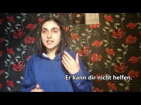 [გერმანული ენა] Negation mit “nicht” - უარყოფა | Ich bin nicht glücklich.