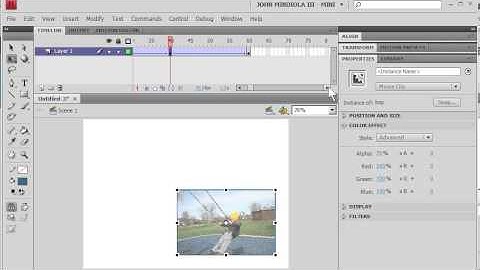 Flash Alpha Tween #flash #alpha