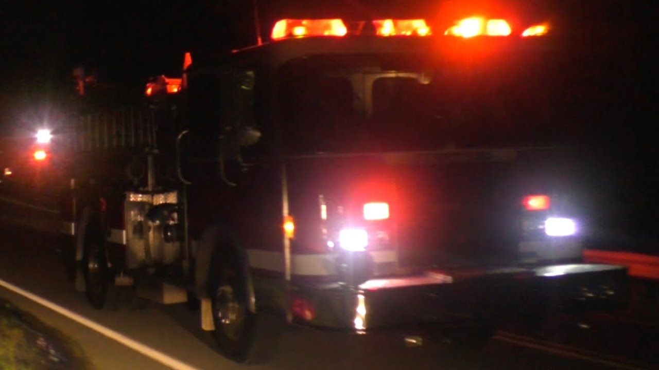 Justus Volunteer Fire Company Engine 28 Responding 7/10/19