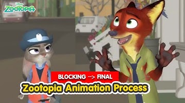 Zootopia Animation Process – Shaofu Zhang Shot-by-Shot Breakdown (Blocking → Final)