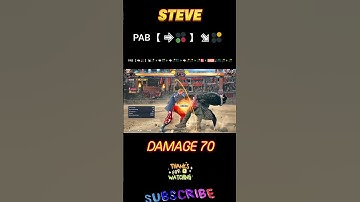 Steve Combo Guide Tekken8 I Tekken8 Steve Season2 Combo#Steve#Combo#Tekken8#Season2#Peekaboo