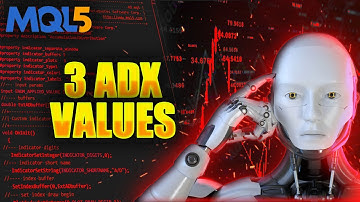 MQL5 Tutorial 47 : Calculate 3 ADX Indicator Lines Values