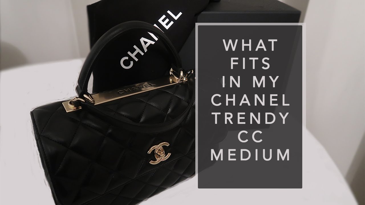 WHAT FITS IN MY BAG, CHANEL TRENDY CC